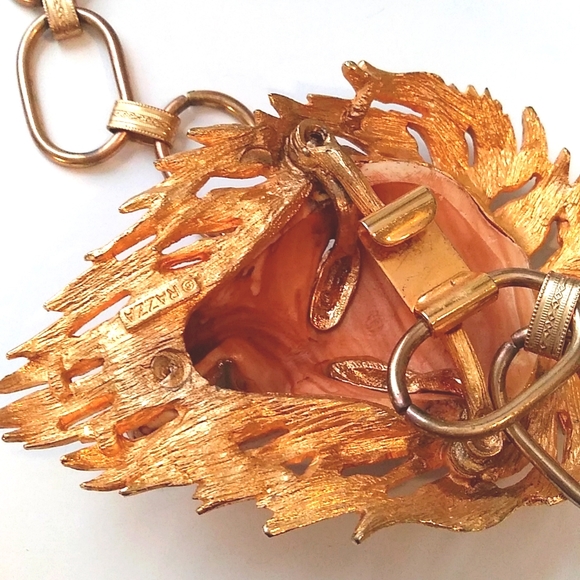 Vintage Luca Razza lion head chain belt - Picture 3 of 4